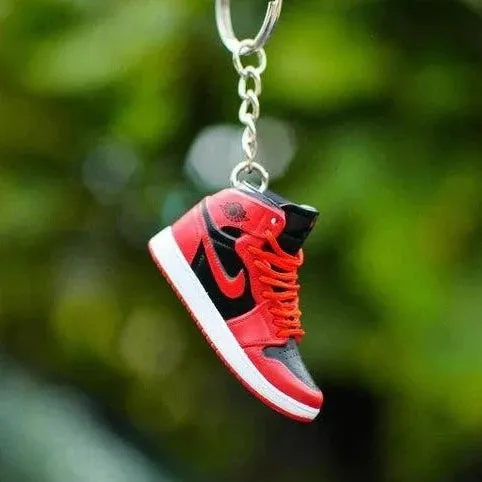 3D Sneaker Keychain - Red