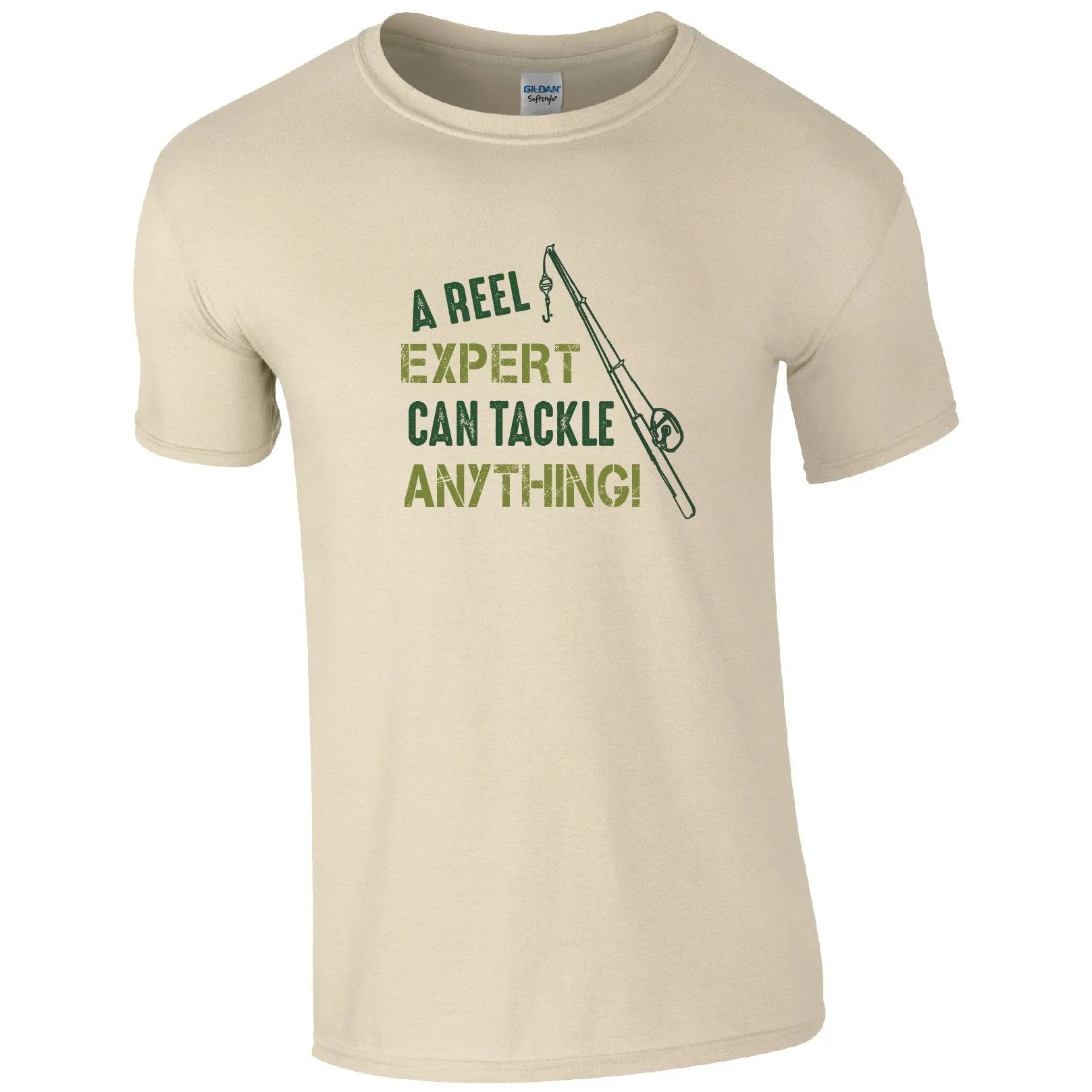 A Reel Expert Can Tackle Anything Fishing Humour T-Shirt