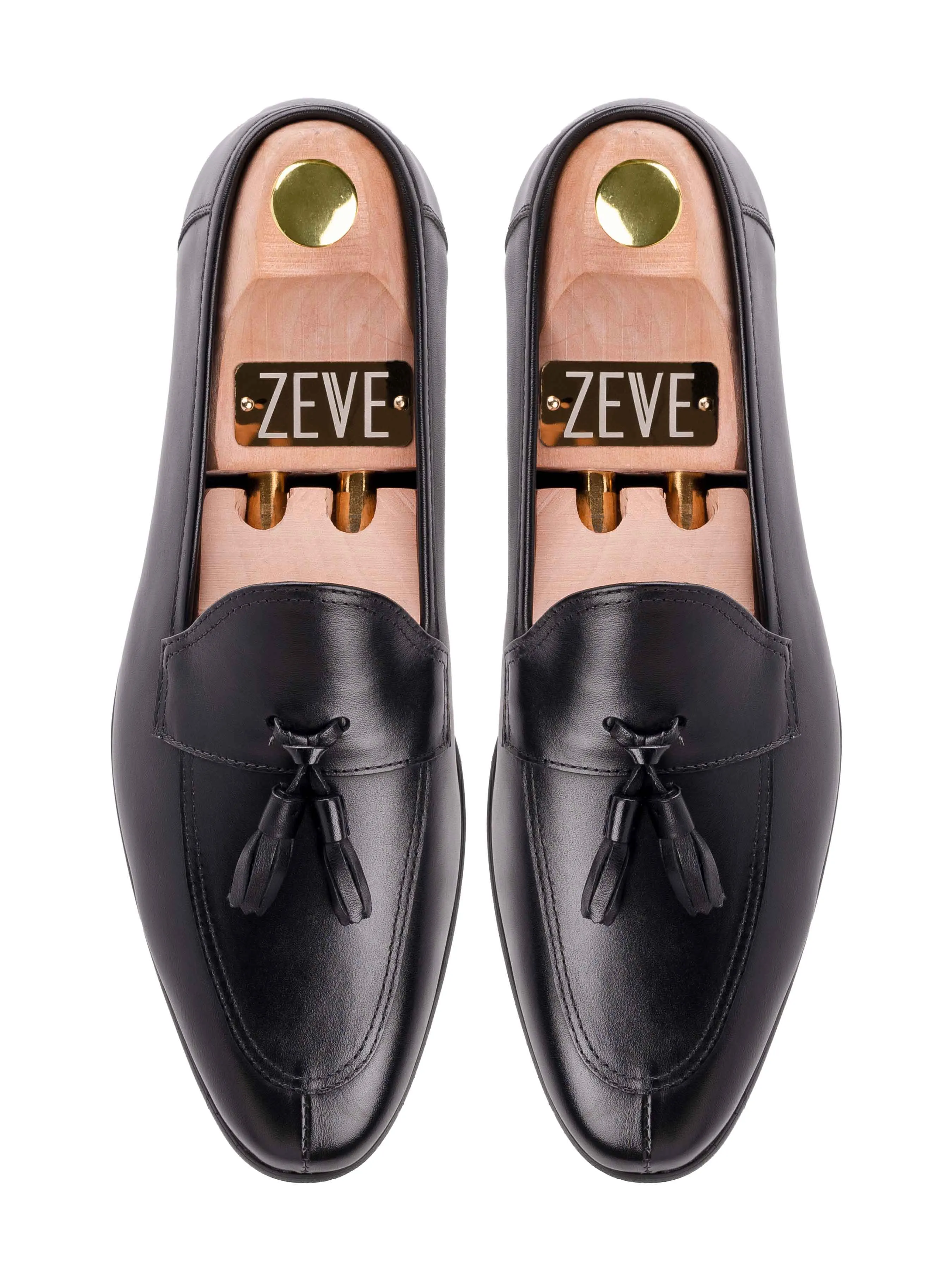 Aiden Tassel Loafer - Solid Black