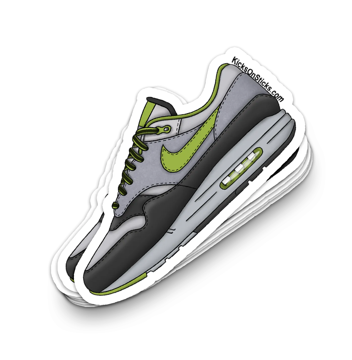 Air Max 1 "Huf Green" Sneaker Sticker