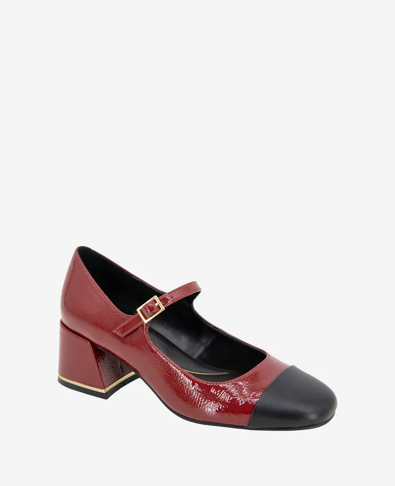 Alec Cap Toe Patent Mary Jane