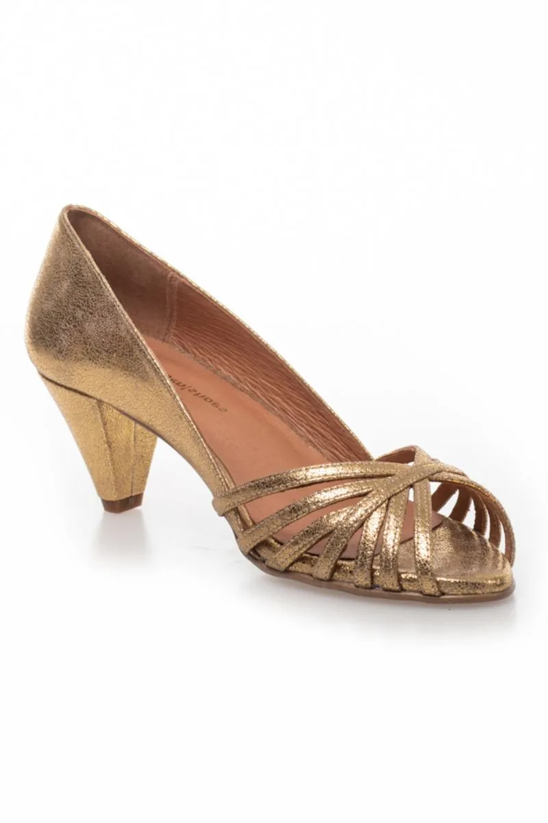 All I Need | Gold | Heels fra Copenhagen Shoes