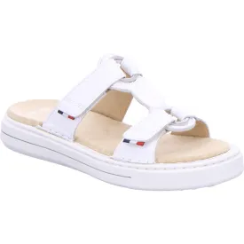 Ara Ladies Adjustable Mule Sandal White