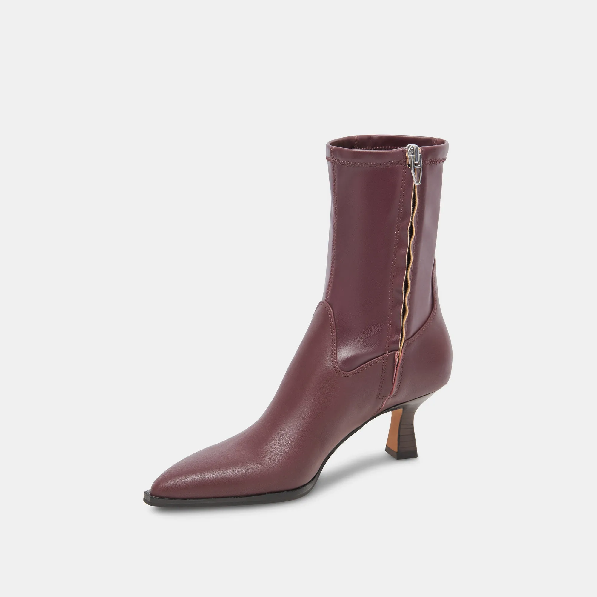 ARYA BOOTS WINE LEATHER