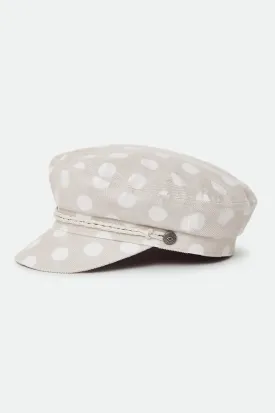 Ashland Cap - Beige Polka Dot