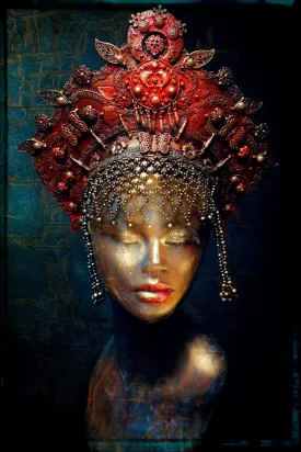 Bejeweled Lady Photographic Artwork | Andrew Martin Paradise Bird