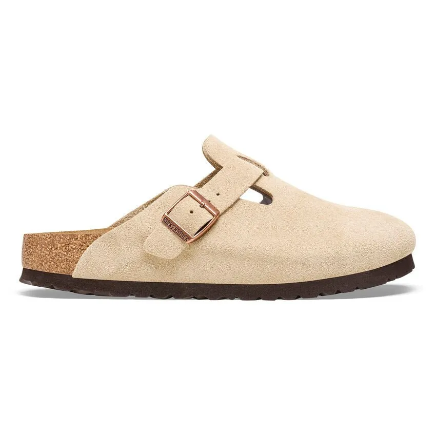 Birkenstock Boston - Latte Cream Suede