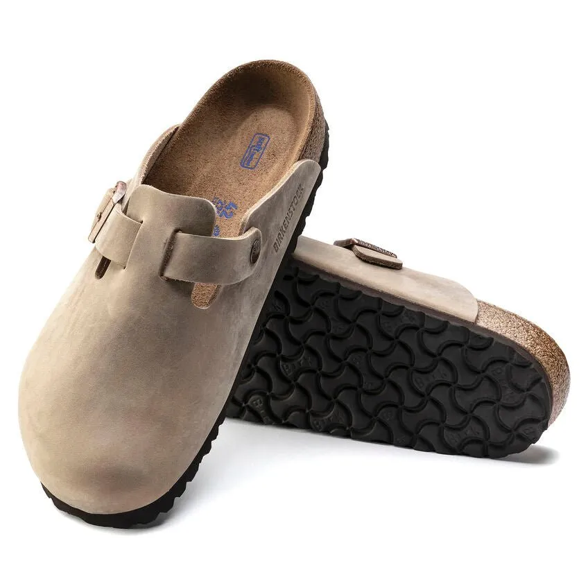 Birkenstock Boston Soft Footbed in Tobacco Oiled Leather - Premium Comfort and Style