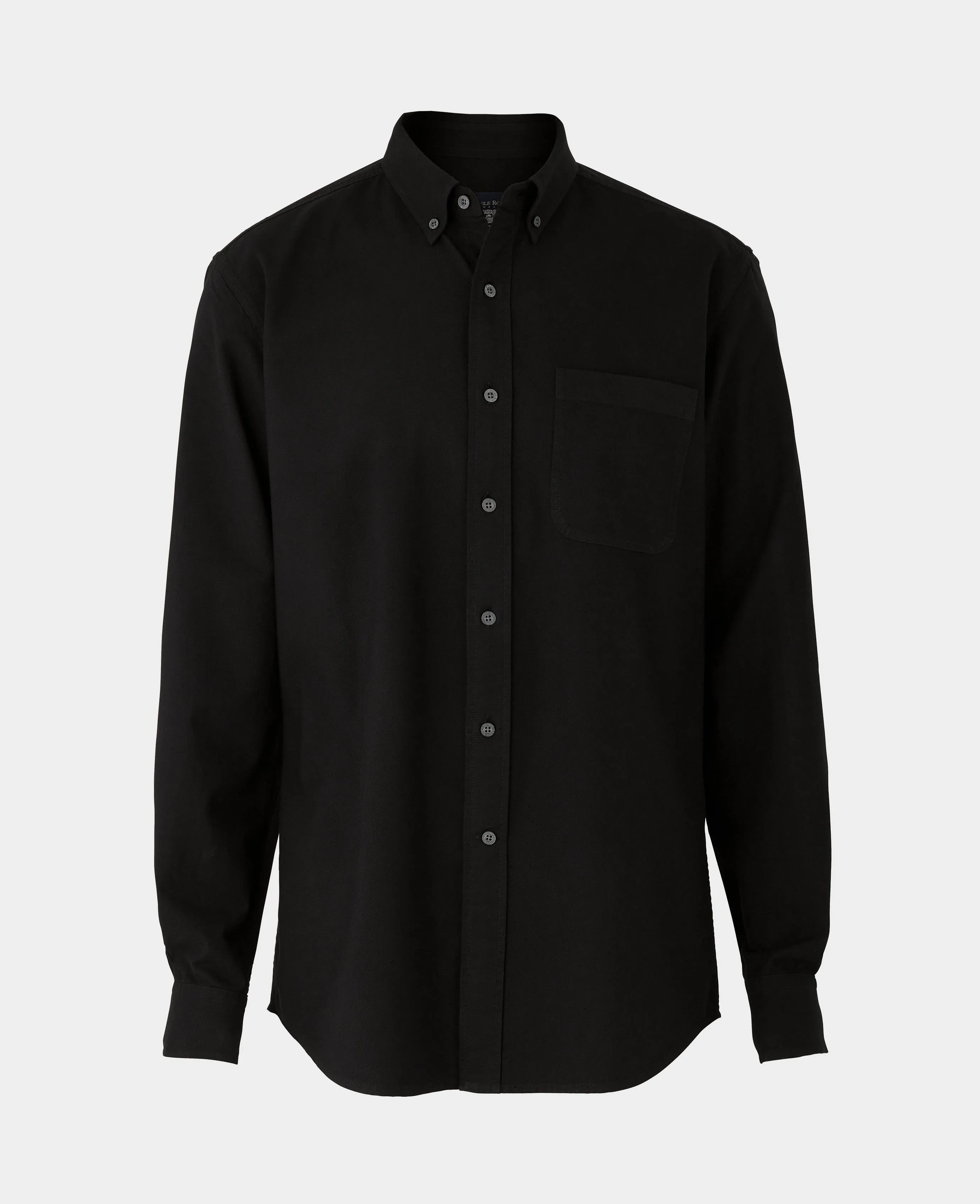 Black Classic Fit Oxford Shirt