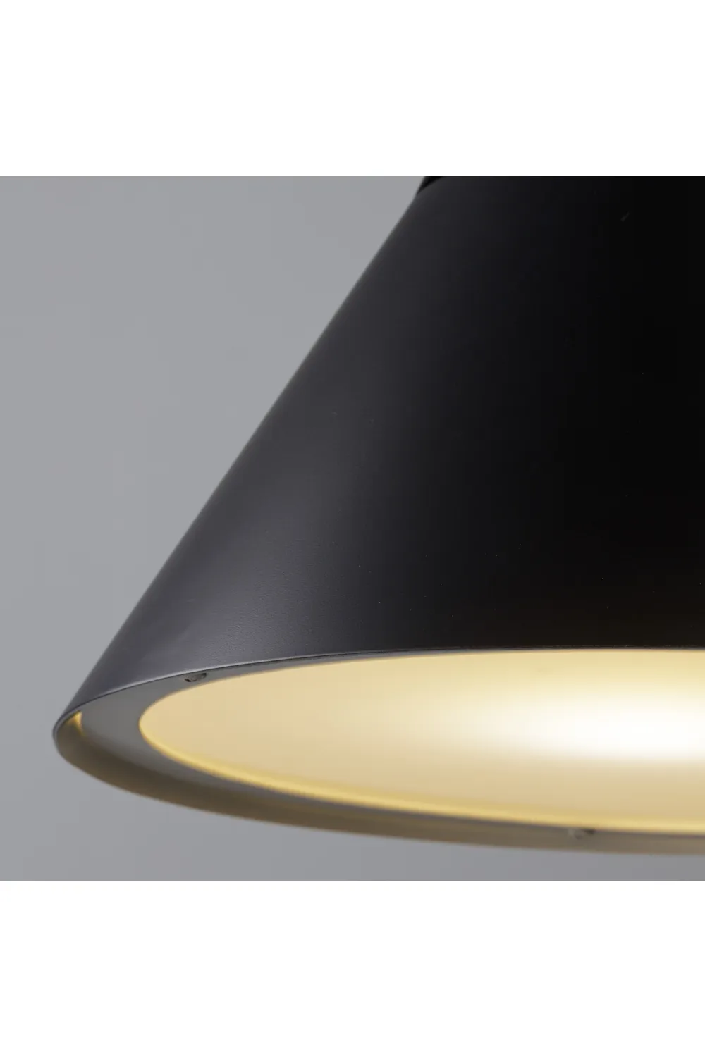 Black Conical Pendant Lamp | Andrew Martin Kettle