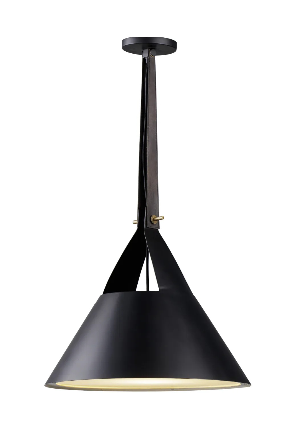 Black Conical Pendant Lamp | Andrew Martin Kettle