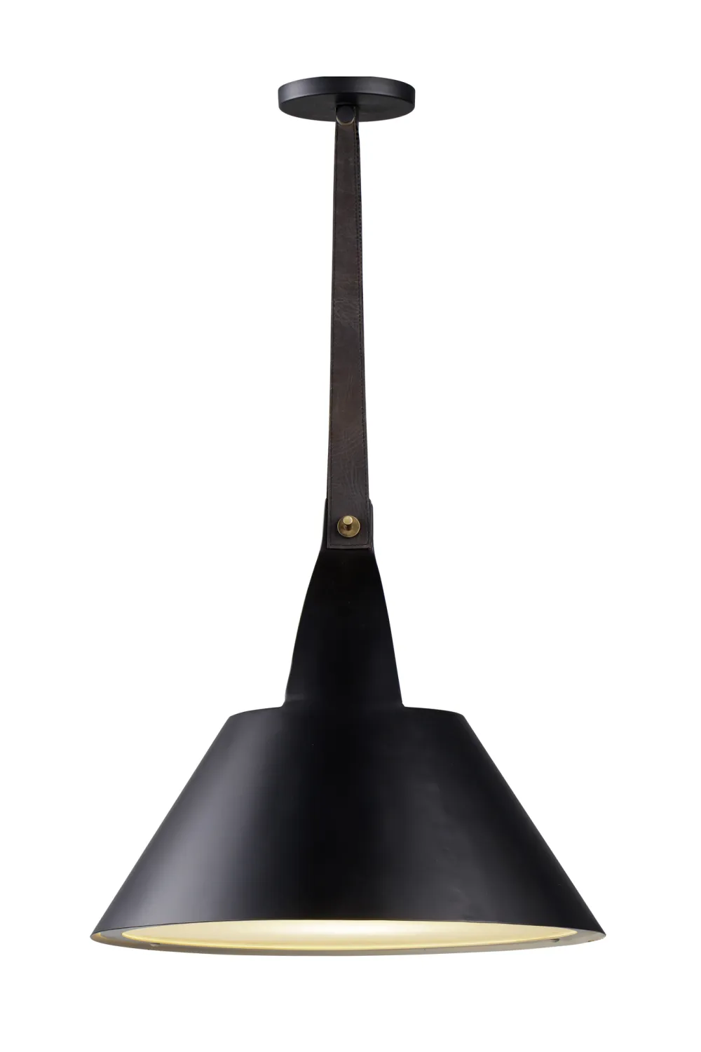 Black Conical Pendant Lamp | Andrew Martin Kettle