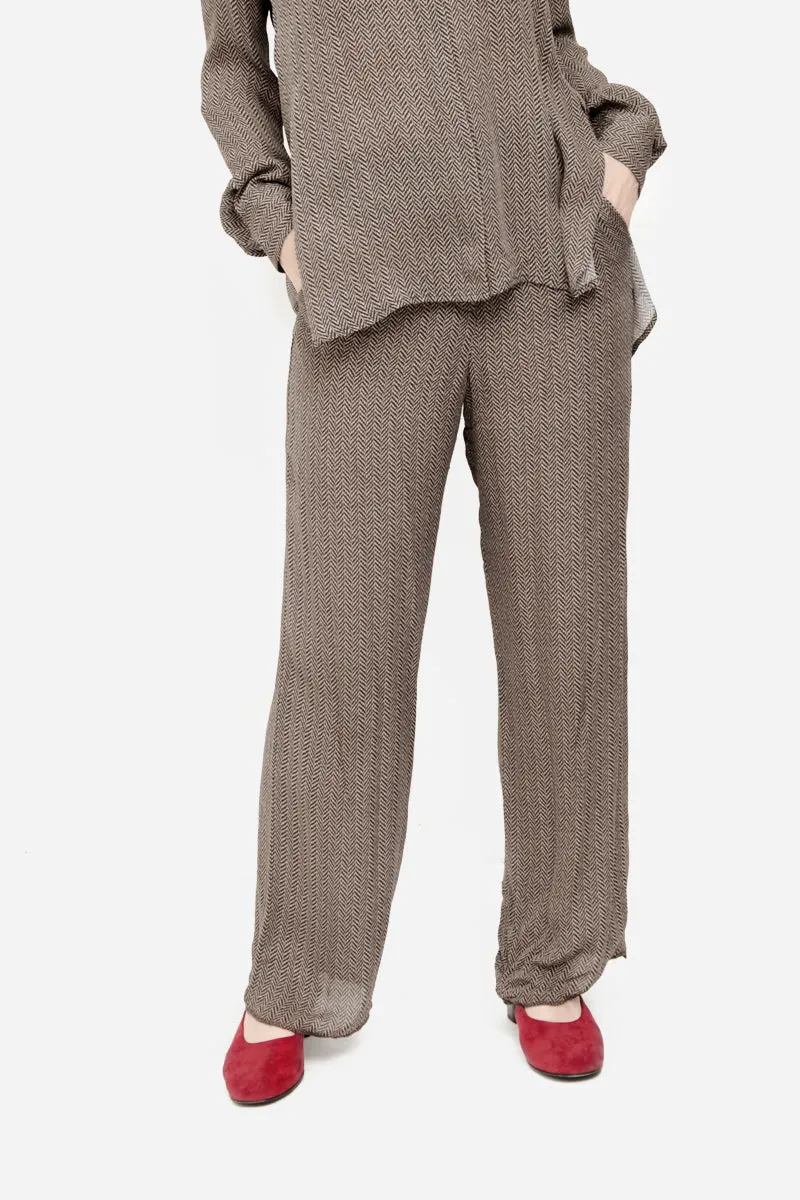 BLANK LABEL HERRINGBONE PANTS