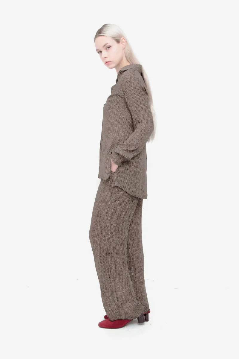 BLANK LABEL HERRINGBONE PANTS