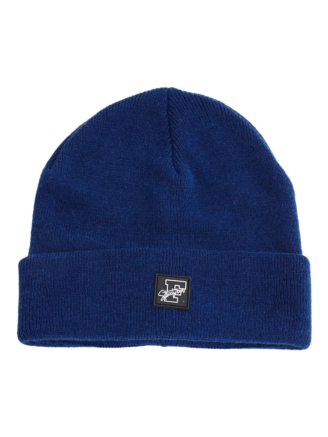 Blue Fisherman Beanie