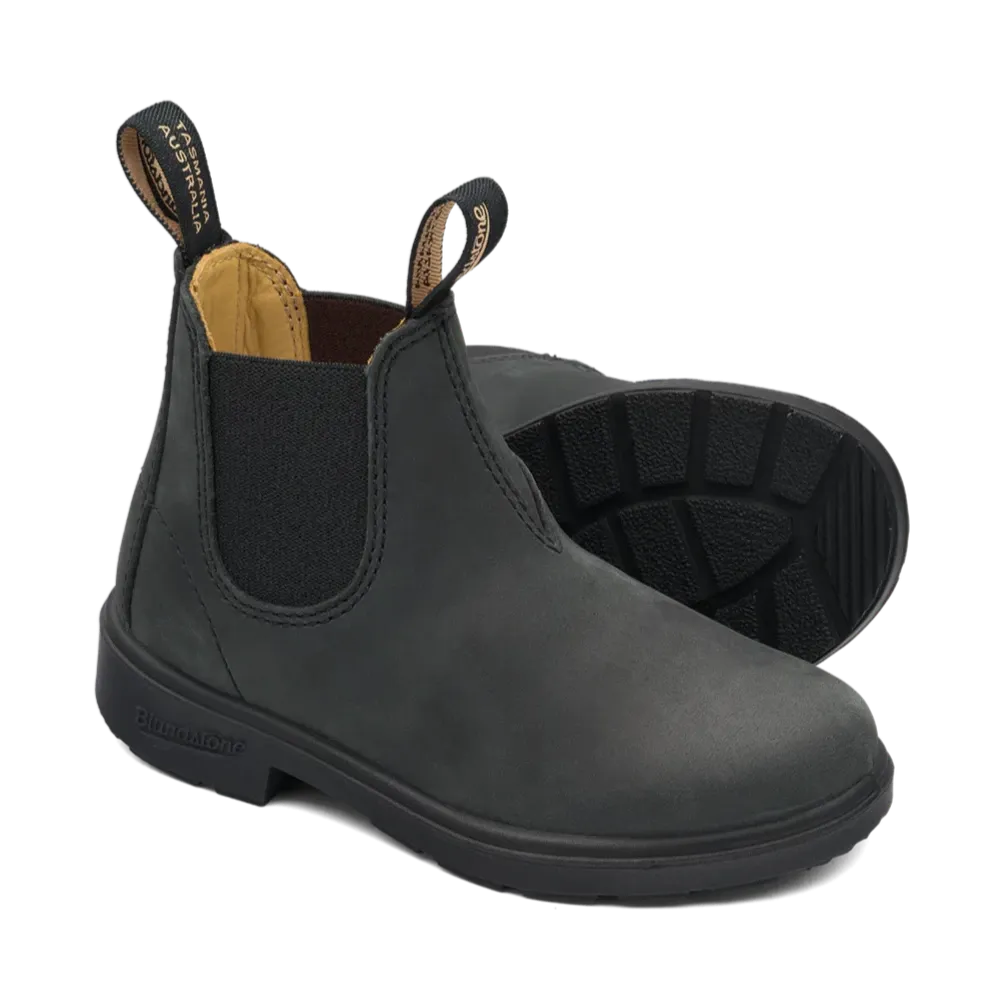 Childrens Blundstone #1325 - Rustic Black Blunnies Boot