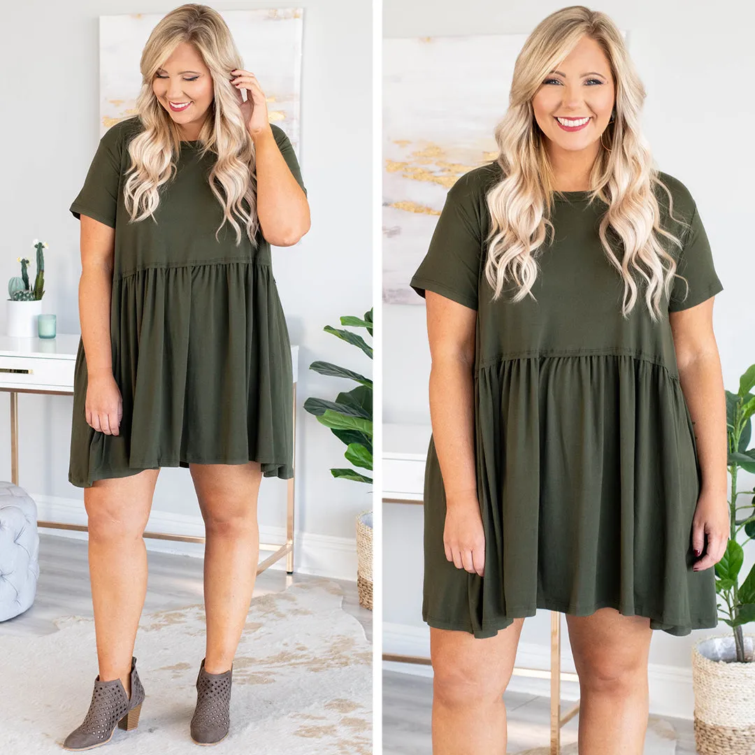 Bold Spirit Dress, Olive