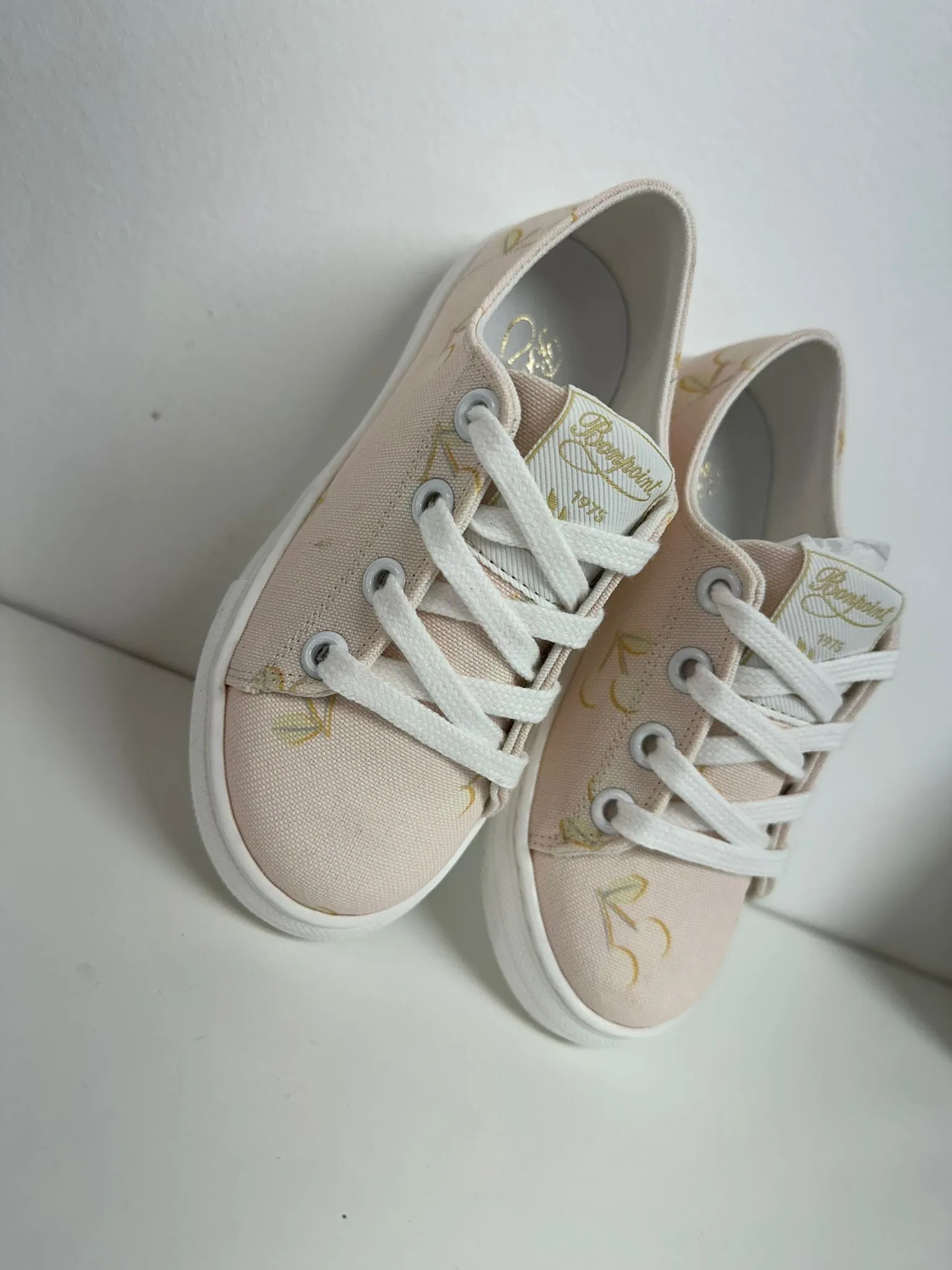 Bonpoint Cherry Lace Up Sneaker