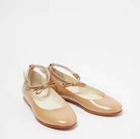 Bonpoint Nude Ankle Bow Mary Jane