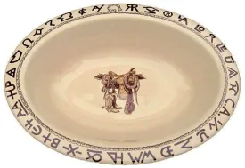 Boots and Brands Western Oval Serving Bowl