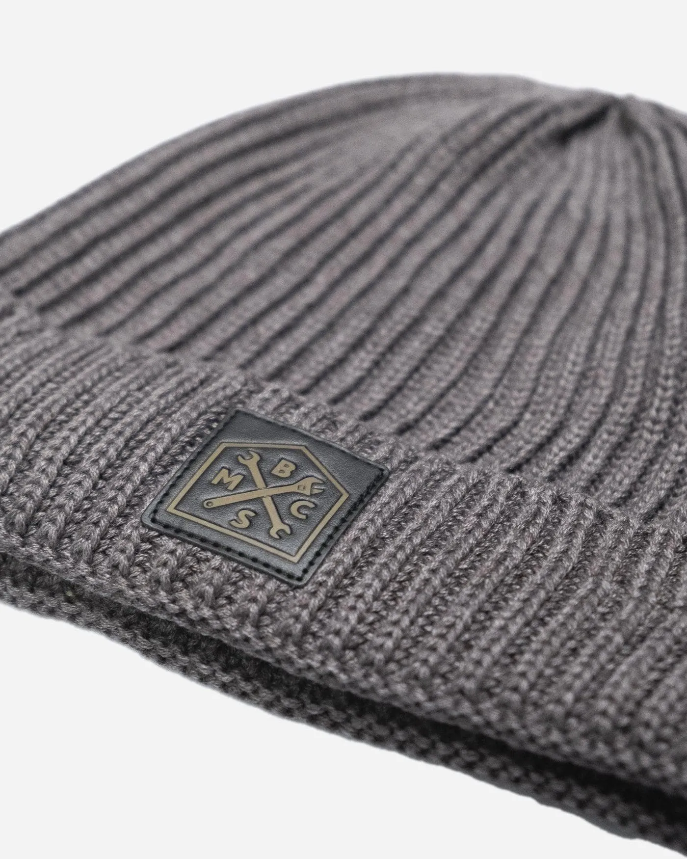 BSMC Crest Knit Beanie - Charcoal