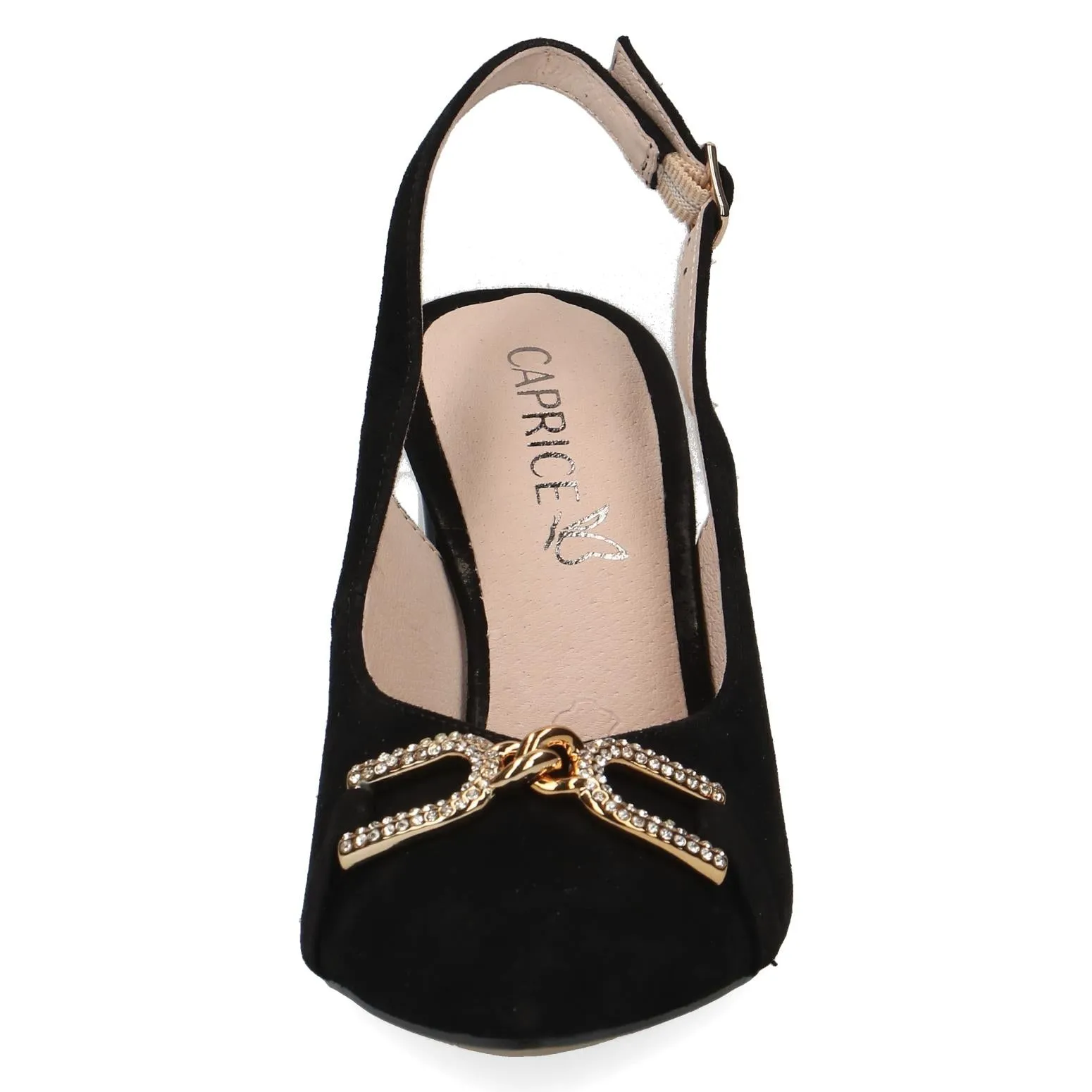 Caprice Ladies Block Heel Sling Back