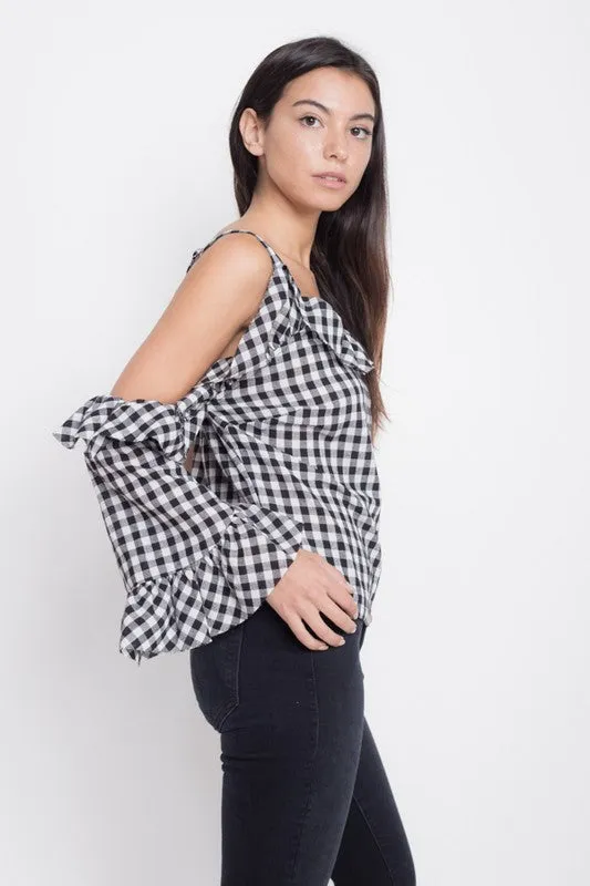 Check It Out Gingham Top