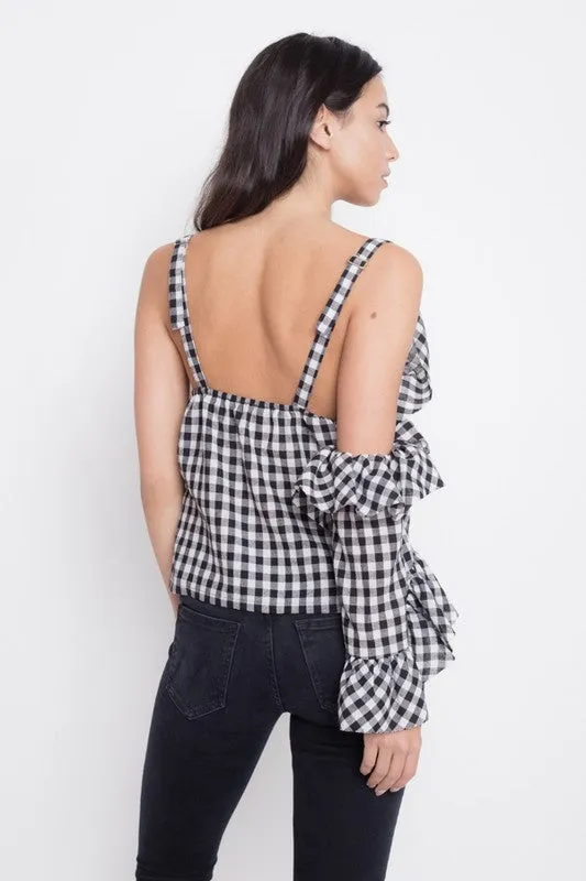 Check It Out Gingham Top