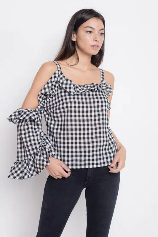 Check It Out Gingham Top