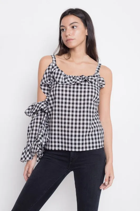 Check It Out Gingham Top