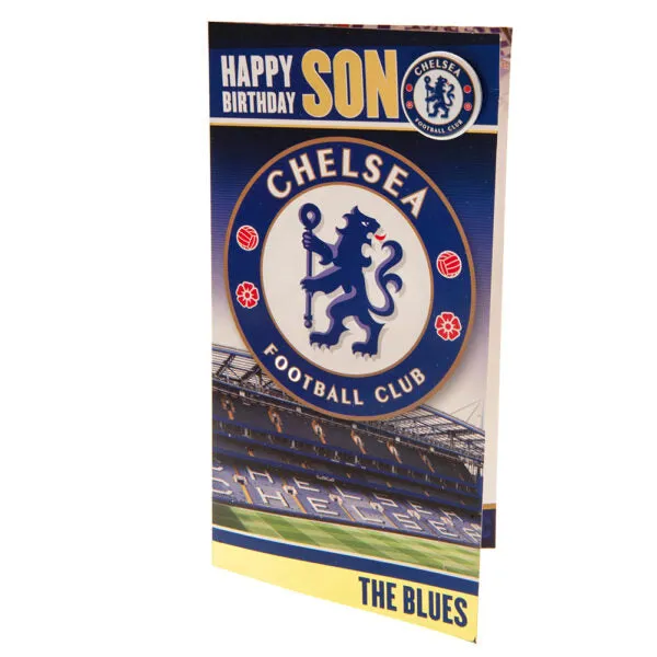 Chelsea FC Birthday Card - Son