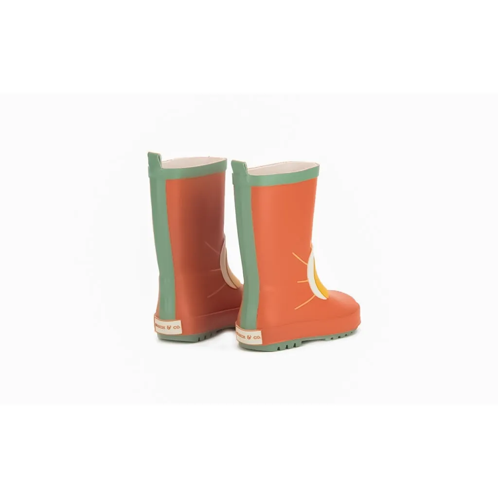 Children's Rain Boots - Rust