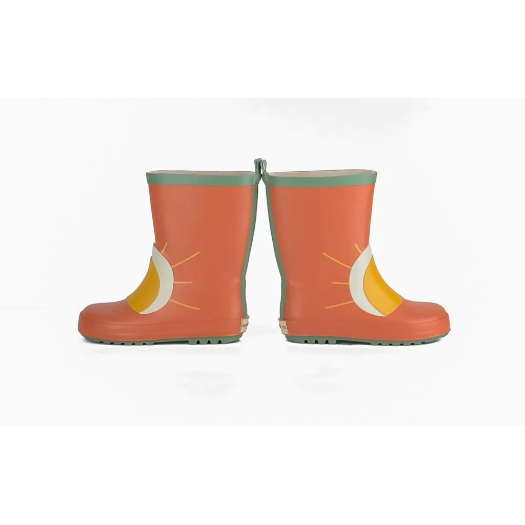 Children's Rain Boots - Rust