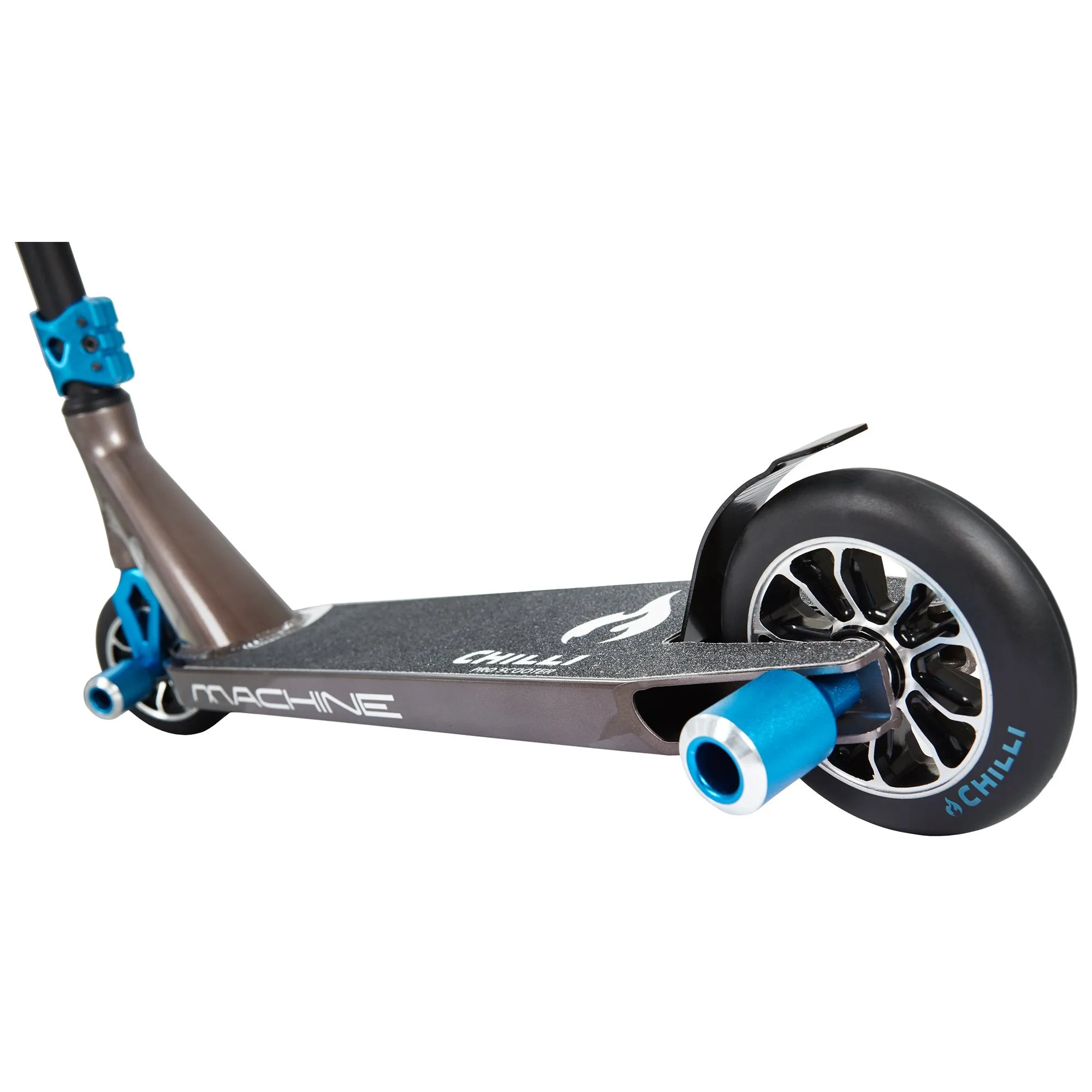 Chilli Pro Scooters Machine Complete Stunt Scooter, Black/Blue