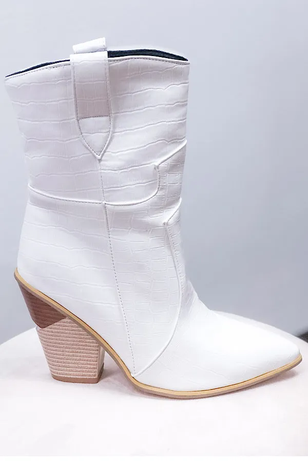 Coachella White Bootie