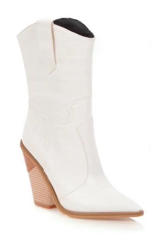 Coachella White Bootie