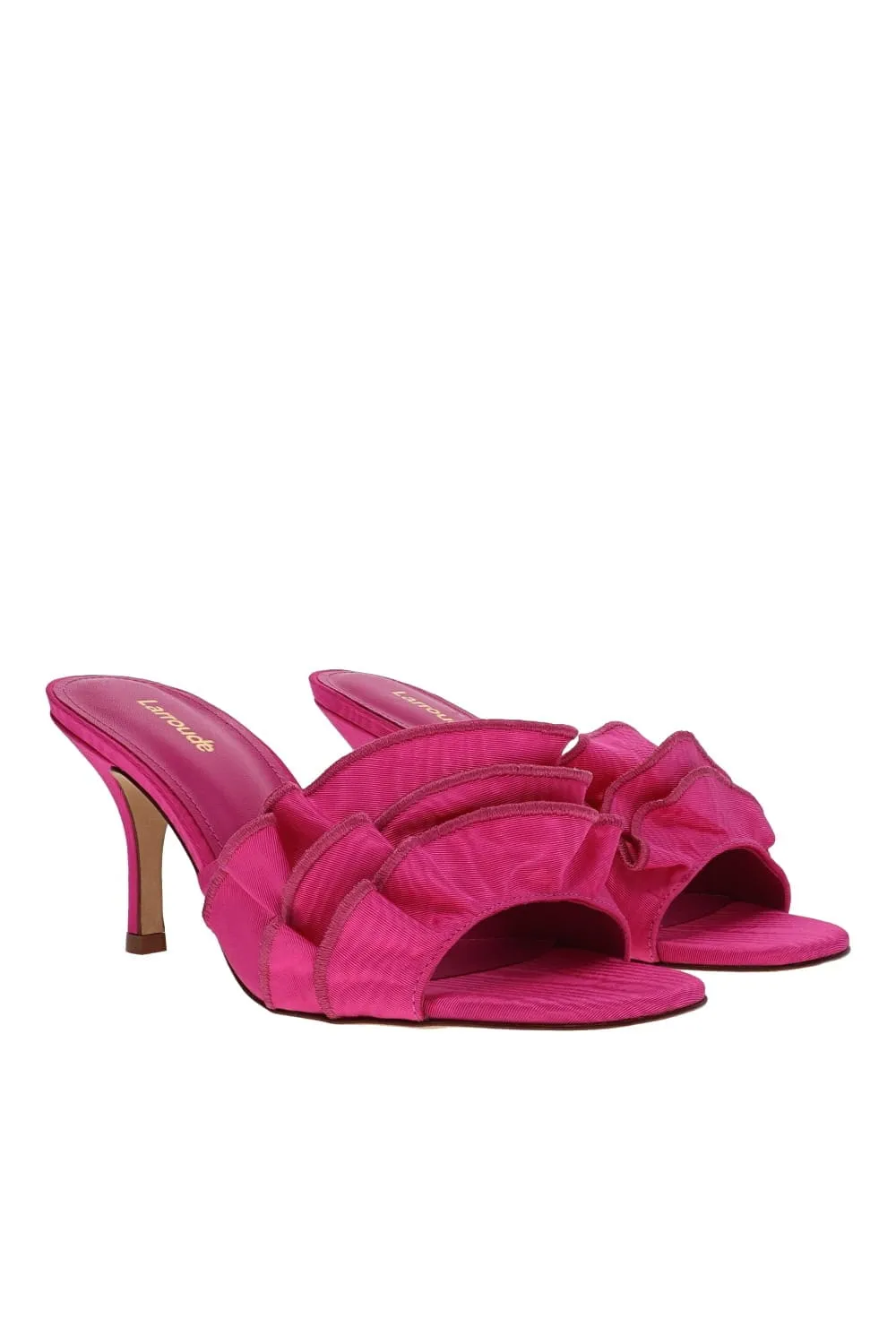 Colette Magenta Ruffled Sandal