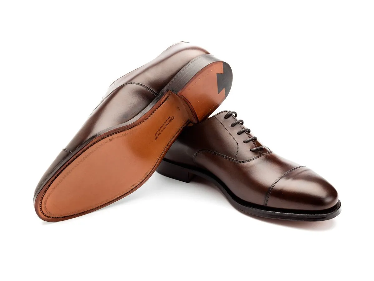 Connaught Dark Brown Burnished Calf