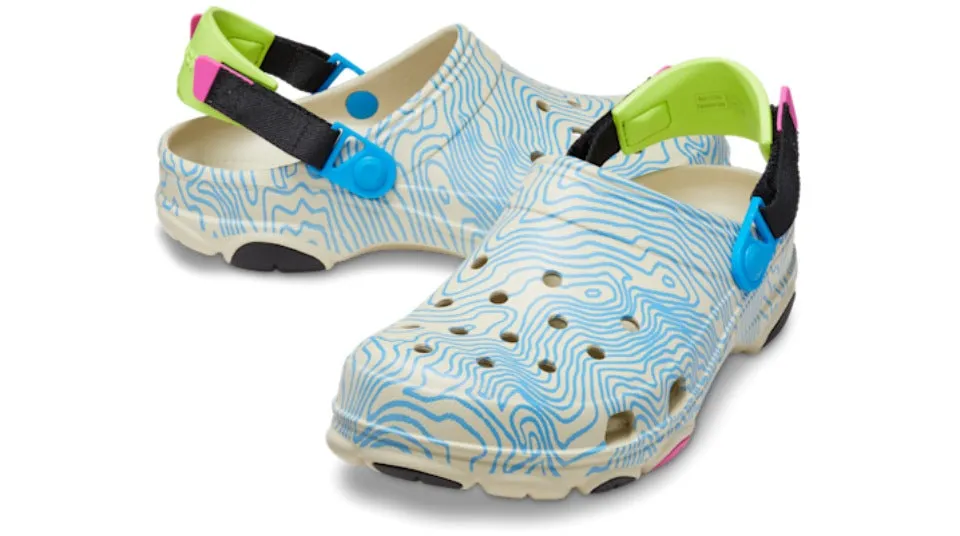 Crocs Classic All Terrain Topographic Clog Bone Multi