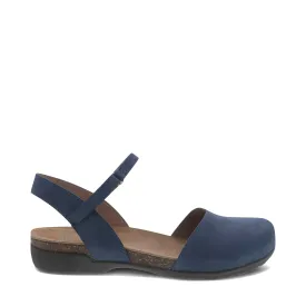 Dansko Women's Rowan Closed Toe Sandal in Navy