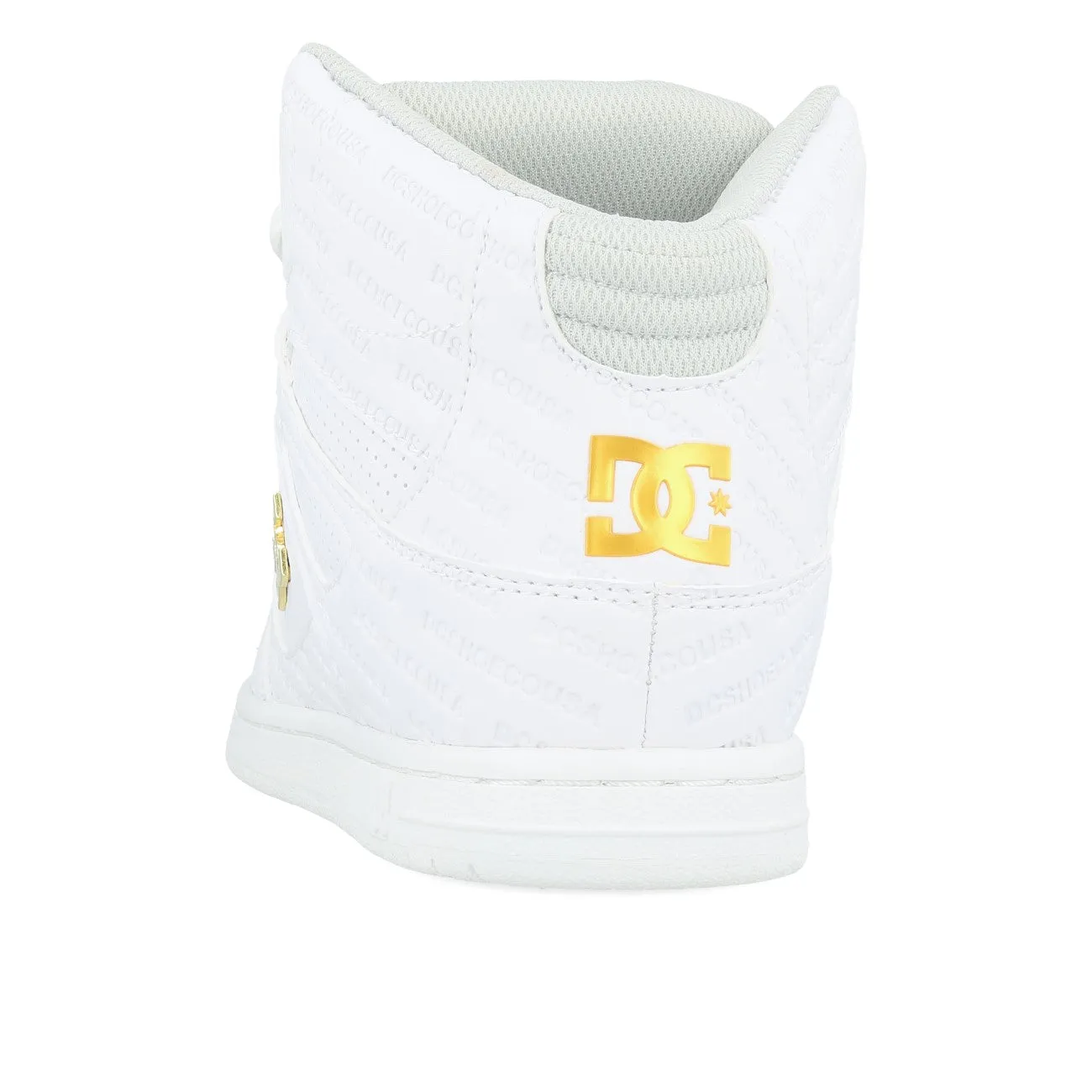 DC Pure High Top SE Herren White Gold