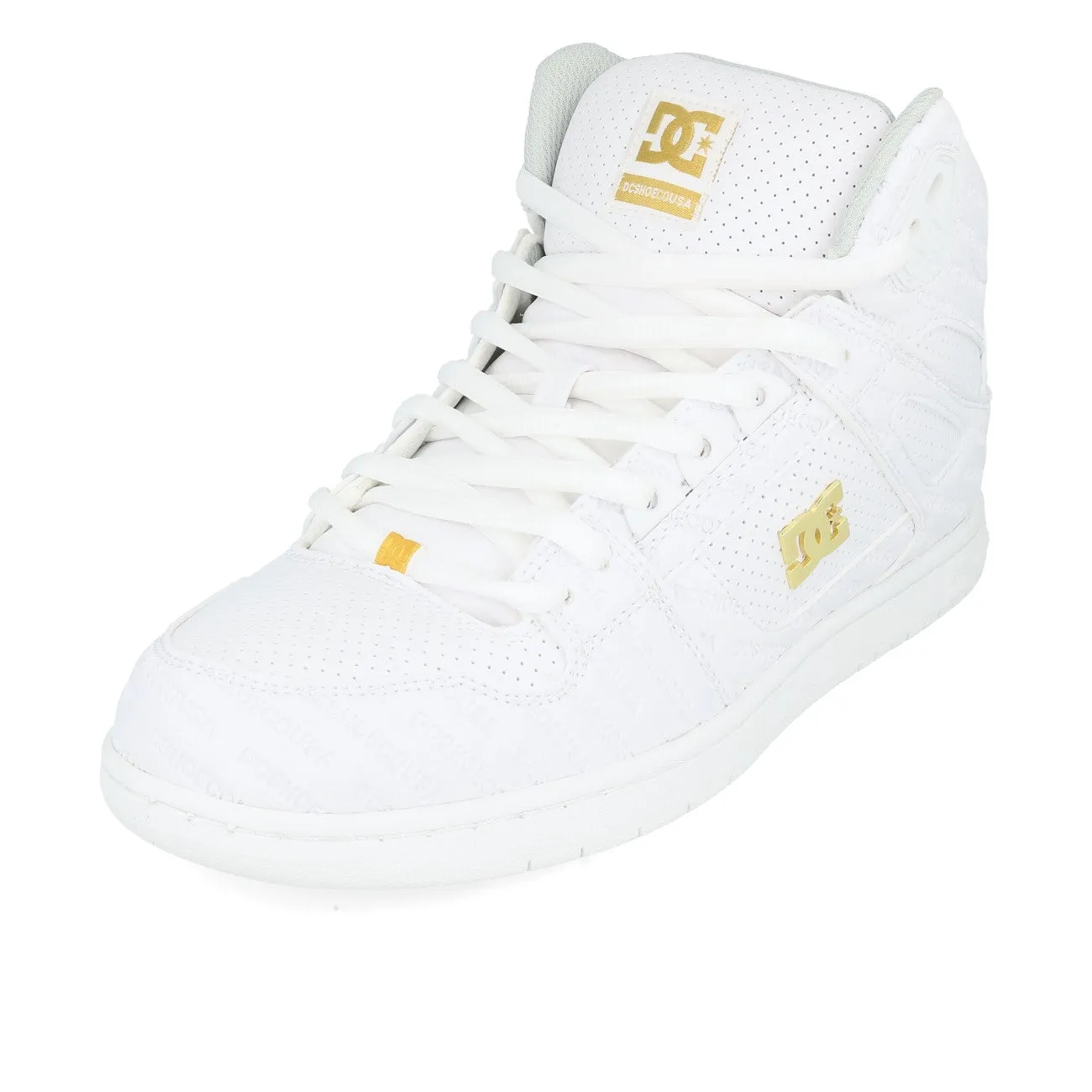 DC Pure High Top SE Herren White Gold