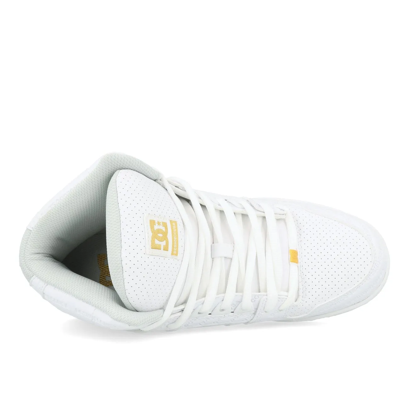 DC Pure High Top SE Herren White Gold