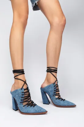 Denim La Paz Denim Mules