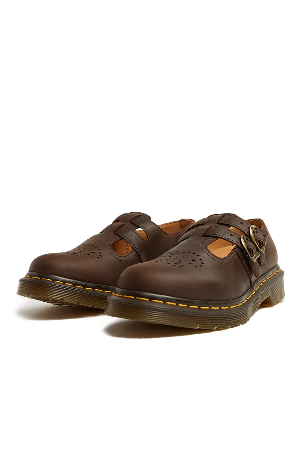 Dr Martens Mary Jane Crazy Horse 'Dark Brown'