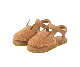 Els Sandals | Alpaca | Beige Curly Sheep Wool