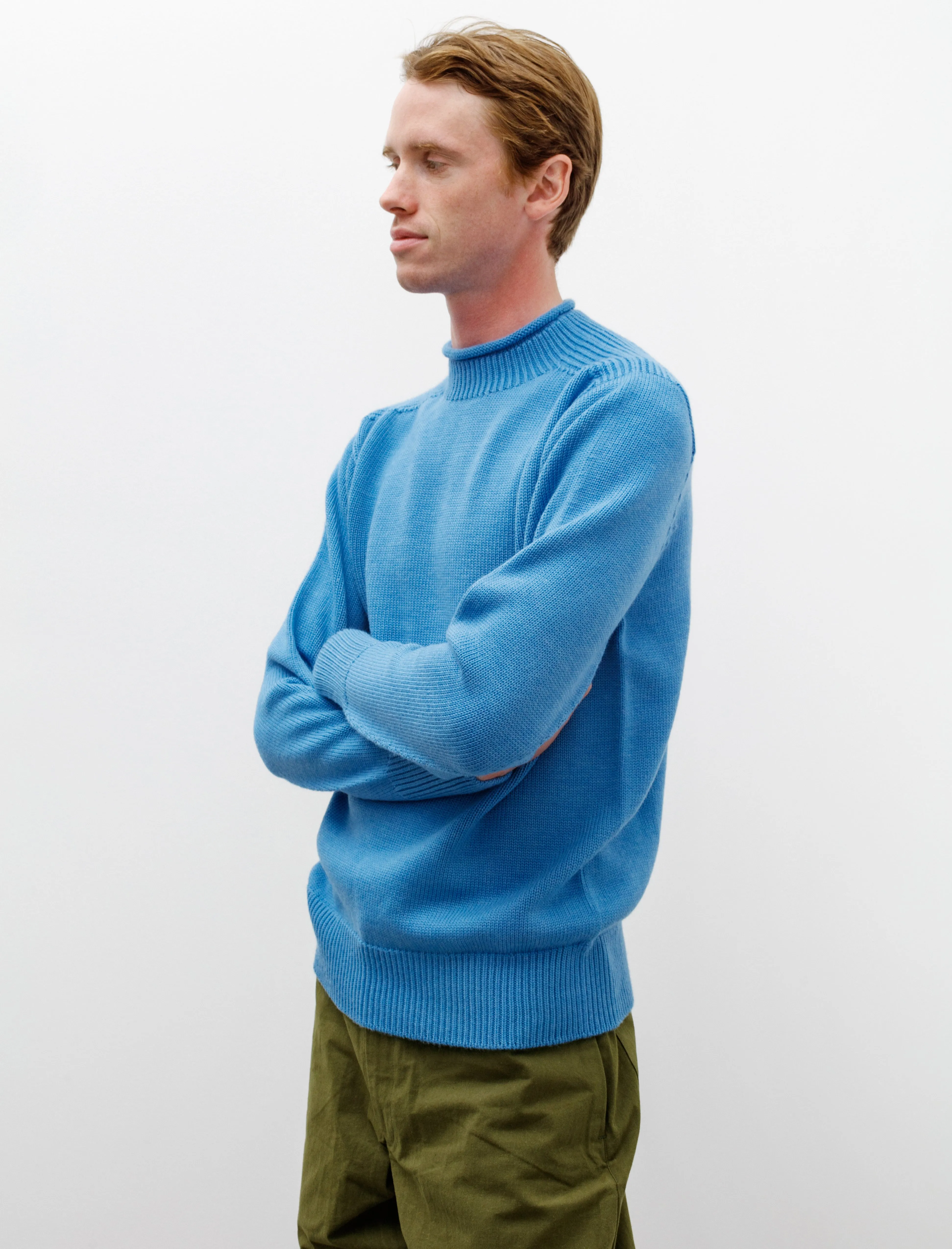 Fisherman Jumper Blue Jean