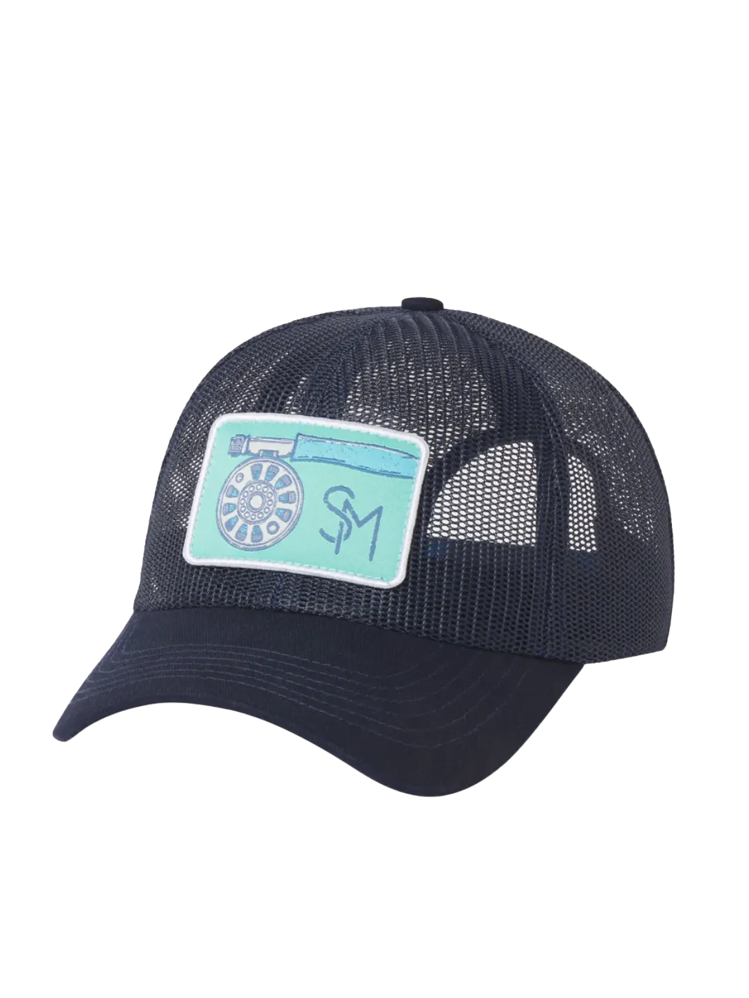 Fly Reel Perf Mesh Hat Navy