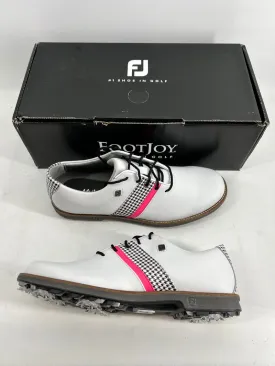 Footjoy MyJoys Premiere Series BOA Women's Golf Shoes White Pink Grey 8.5 N