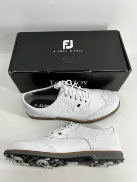 Footjoy MyJoys Premiere Series Shield Tip Women's Golf Shoes White 9 Narrow